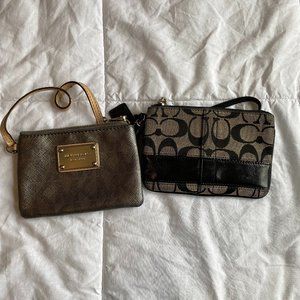 Coach + Michael Kors Mini Clutch